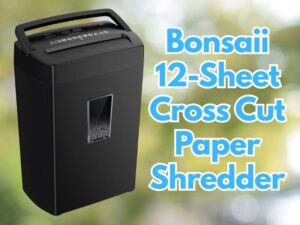 Bonsaii 12-Sheet Cross-Cut Paper Shredder (C275-A) Review Image