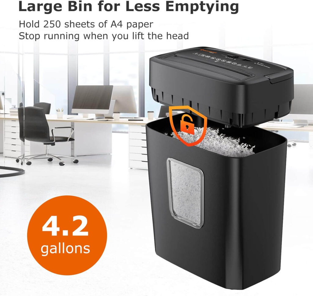 Large bin size bonsaii c261-d shredder image