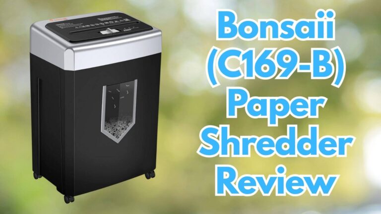 Bonsaii C169-B 15-Sheet Office Paper Shredder Review