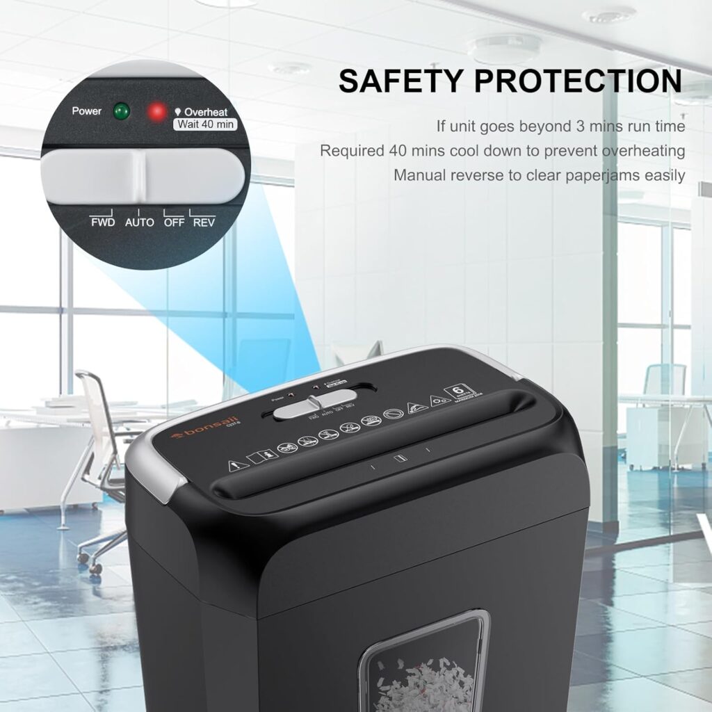 Bonsaii-C237-B-Paper-Shredder-Safety-Features