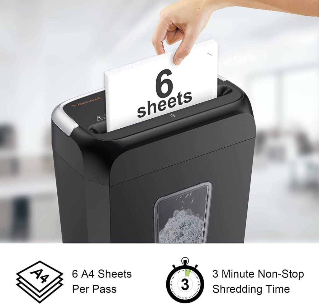 Bonsaii-C237-B-Paper-Shredder-Sheet-Capacity