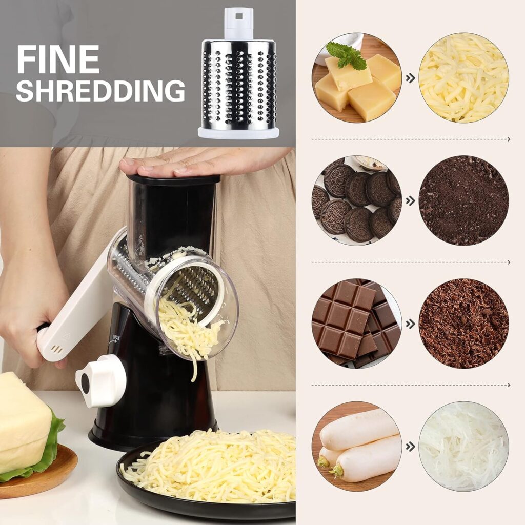Cambom Rotary Cheese Grater Fine Shredding