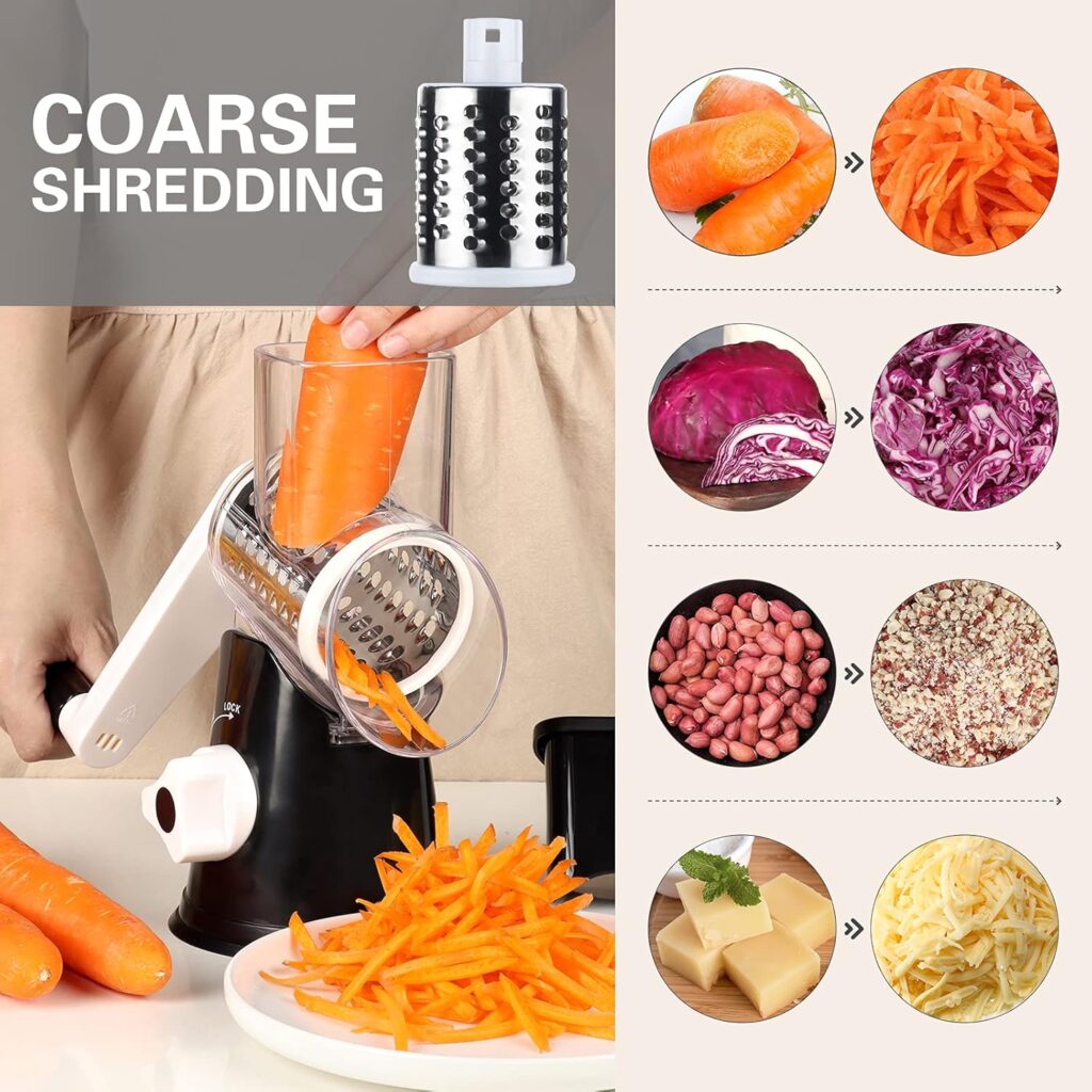 Cambom Rotary Cheese Grater Coarse Shredding
