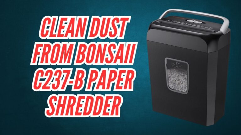 Clean Dust from Bonsaii C237-B Paper Shredder Image