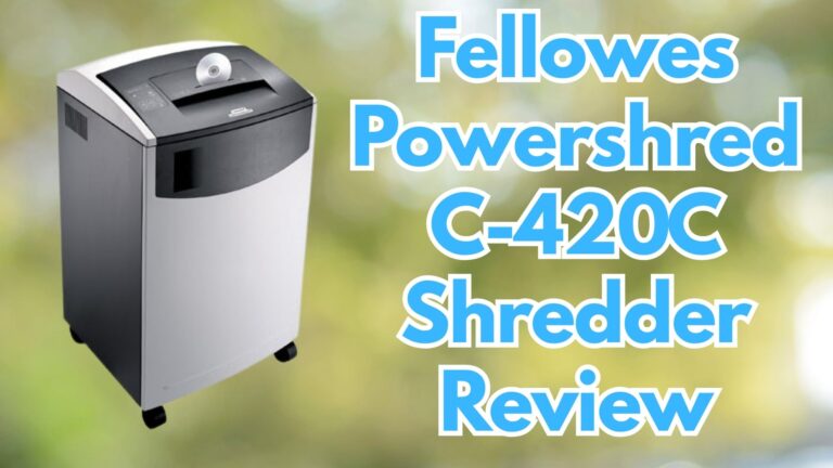 Fellowes Powershred C-420C Shredder Review Image