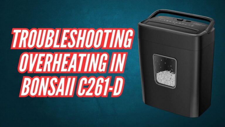 Troubleshooting Overheating in Bonsaii C261-D Image