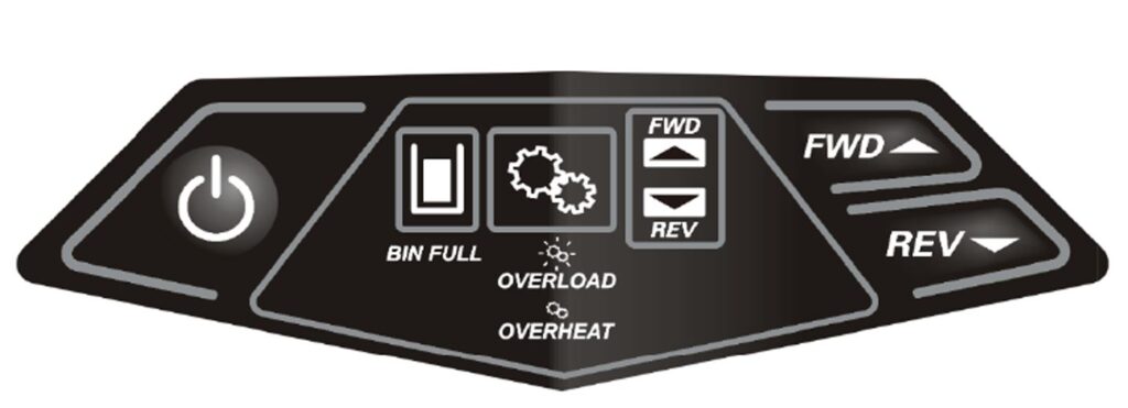 Bonsaii-C144-E-18-sheet-cross-cut-paper-shredder-operating-panel