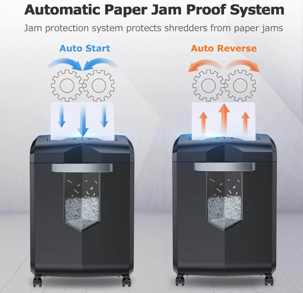 Bonsaii C149-C cross-cut heavy duty shredder Automatic jam proof system