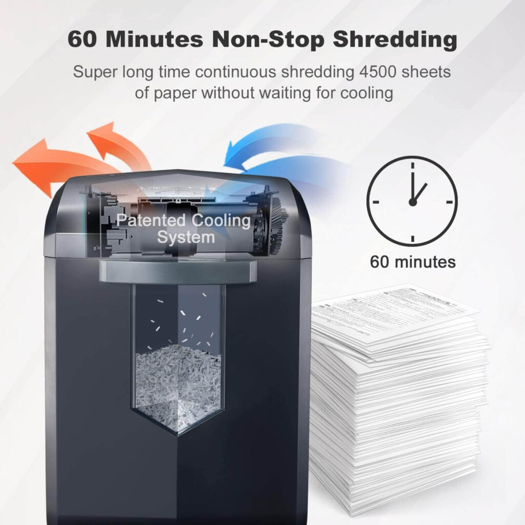 Bonsaii-C149-D-Heavy-Duty-14-Sheet-Paper-Shredder-60-Minutes-non-stop-shredding