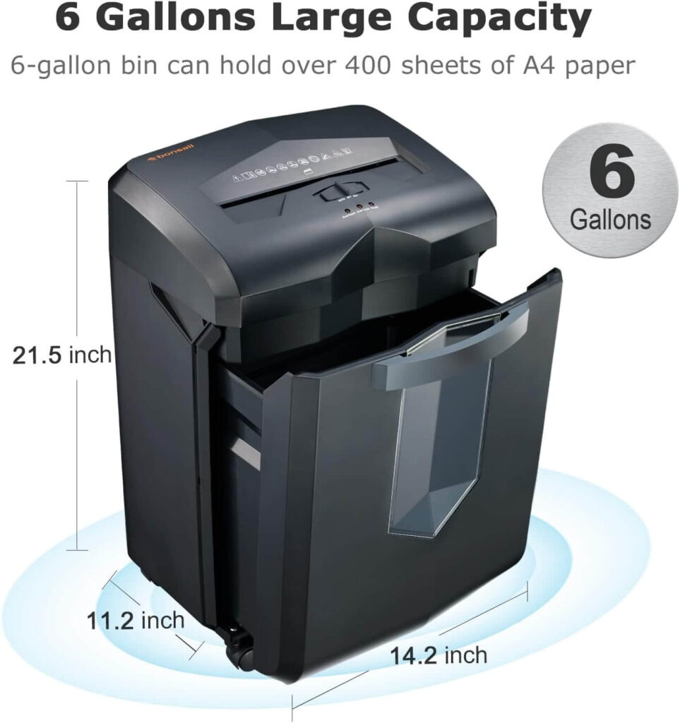 Bonsaii-C149-D-Heavy-Duty-14-Sheet-Paper-Shredder-Large-Wastebin