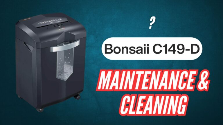 Bonsaii-C149-D-Shredder-Maintenance-Cleaning-Tips-Image