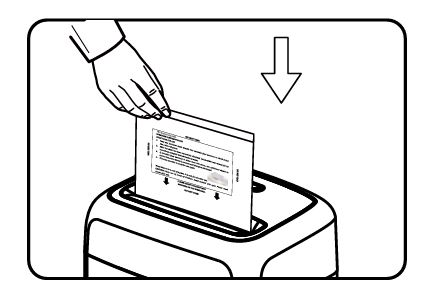 Bonsaii-C206-G-paper-shredder-feeding-Lubricant-sheet-pack-image