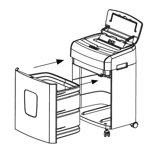Bonsaii C233-B shredder Bin Close image