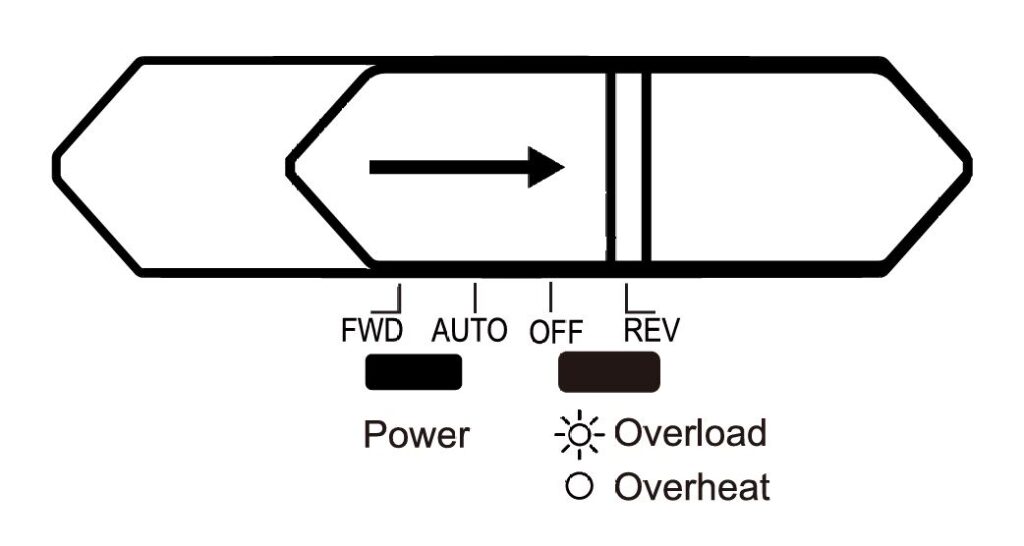 Bonsaii C266-A cross cut shredder Reverse function indicator