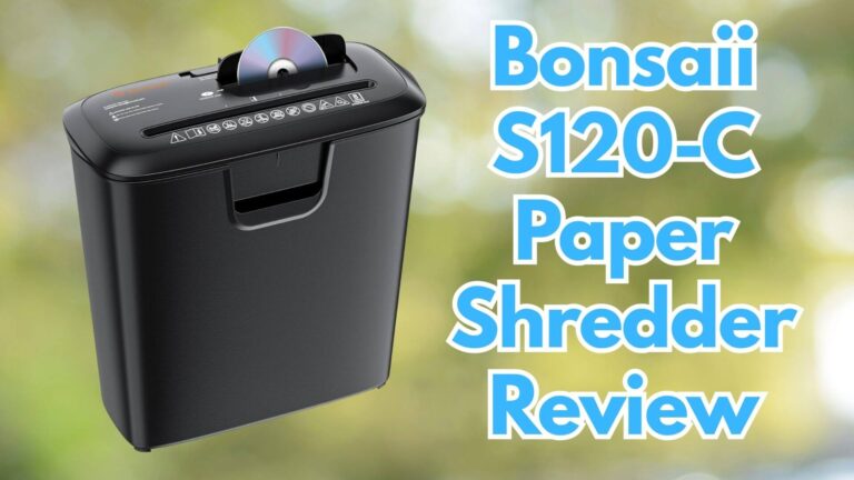 Bonsaii S120-C Strip Cut Paper Shredder Review Image