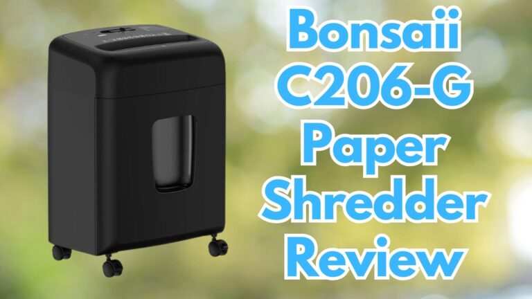 Bonsaii-c206-g-micro-cut-paper-shredder-review