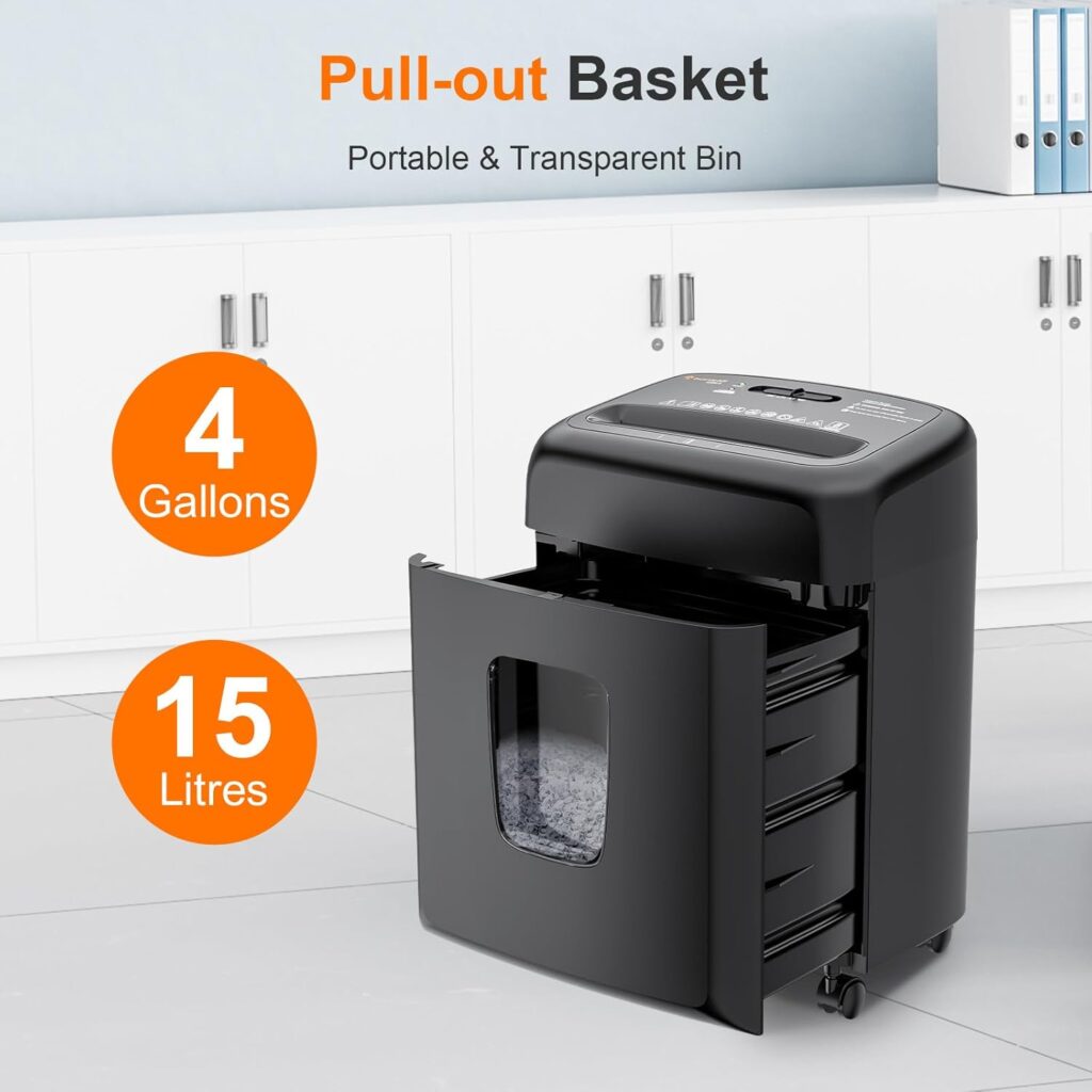 Bonsaii-c206-g-paper-shredder-basket