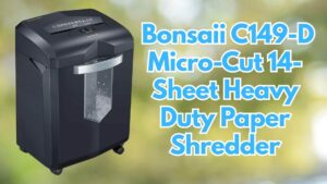 Heavy Duty Bonsaii C149-D Micro-Cut 14-Sheet Paper Shredder Review