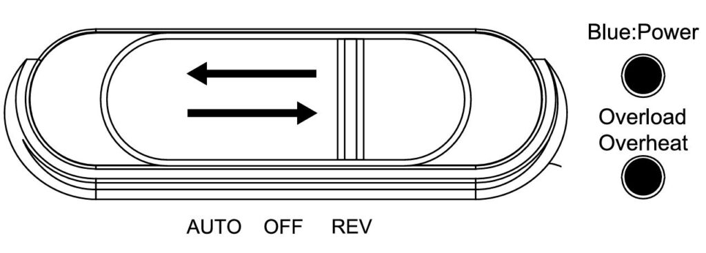 Bonsaii-C209-D-paper-shredder-moving-control-panel-Reverse-to-Forward-for-clearing-serious-Jams