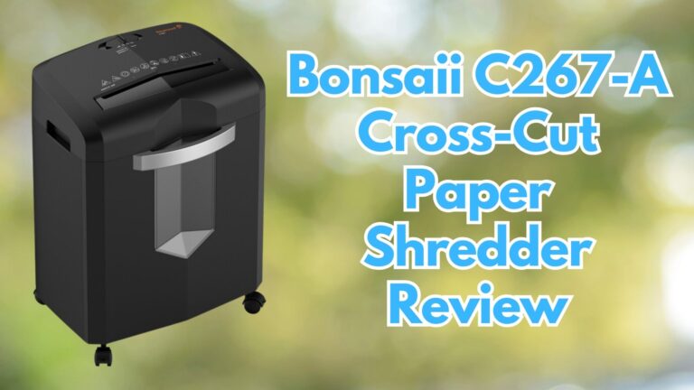Bonsaii-C267-A-Cross-Cut-Paper-Shredder-Review