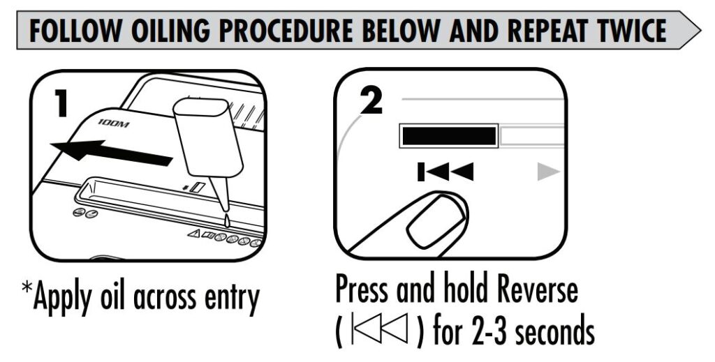 Fellowes-AutoMax-100M-paper-shredder-Oiling-method