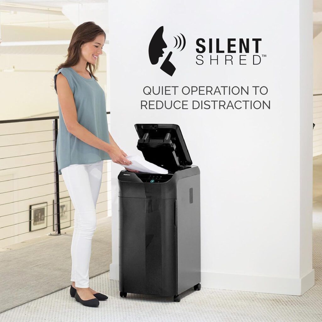 Fellowes-AutoMax-600m-shredder-SilentShred-technology-image
