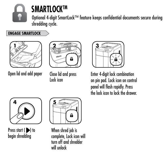 Fellowes-AutoMax-600m-shredder-how-to-use-SmartLock-feature
