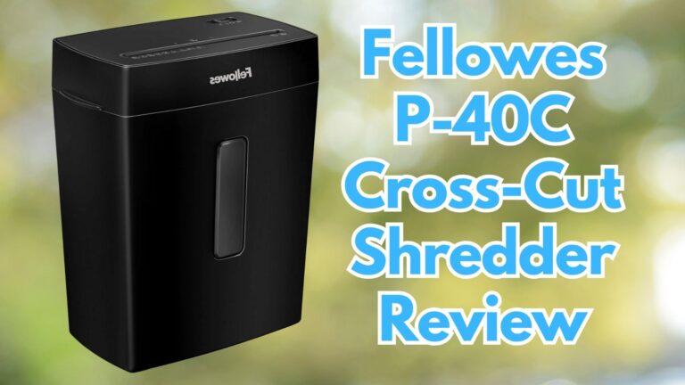 Fellowes P-40C Cross-Cut Shredder Review Image