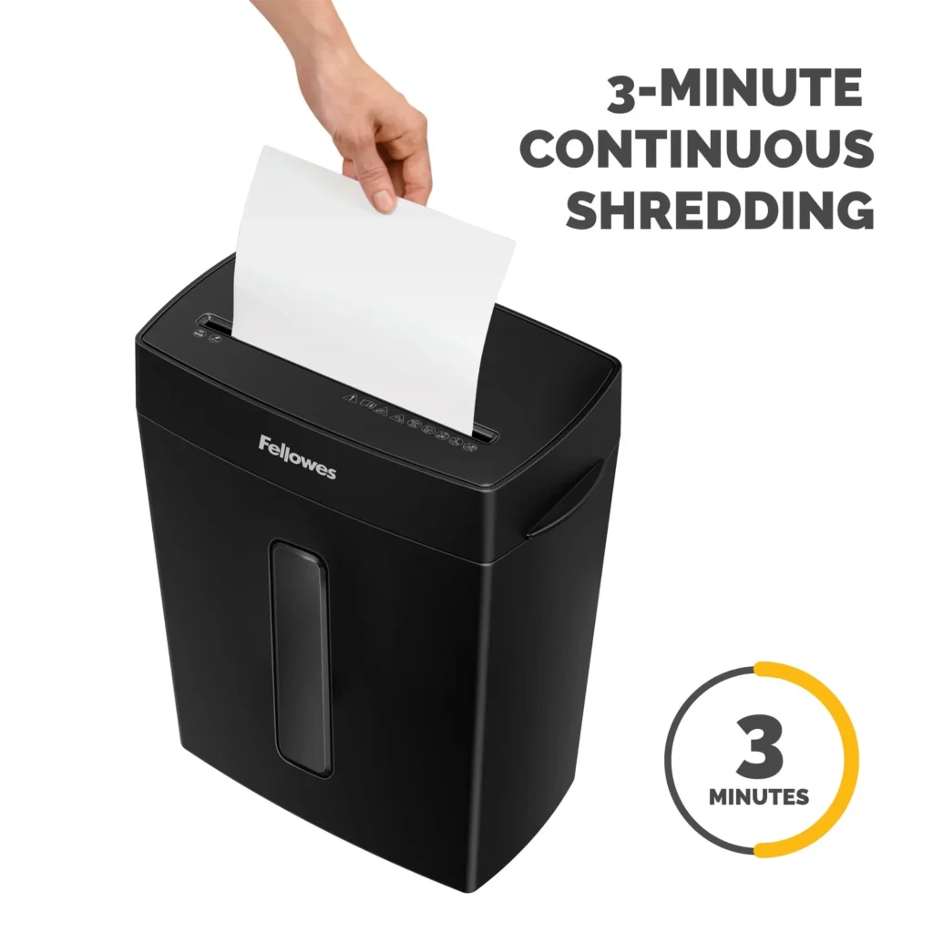 Fellowes-P-40C-shredder-continuous-running-time-explained