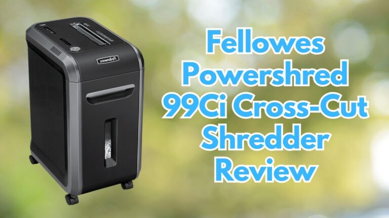Fellowes Powershred 99Ci Heavy Duty Cross-Cut Shredder Review Image