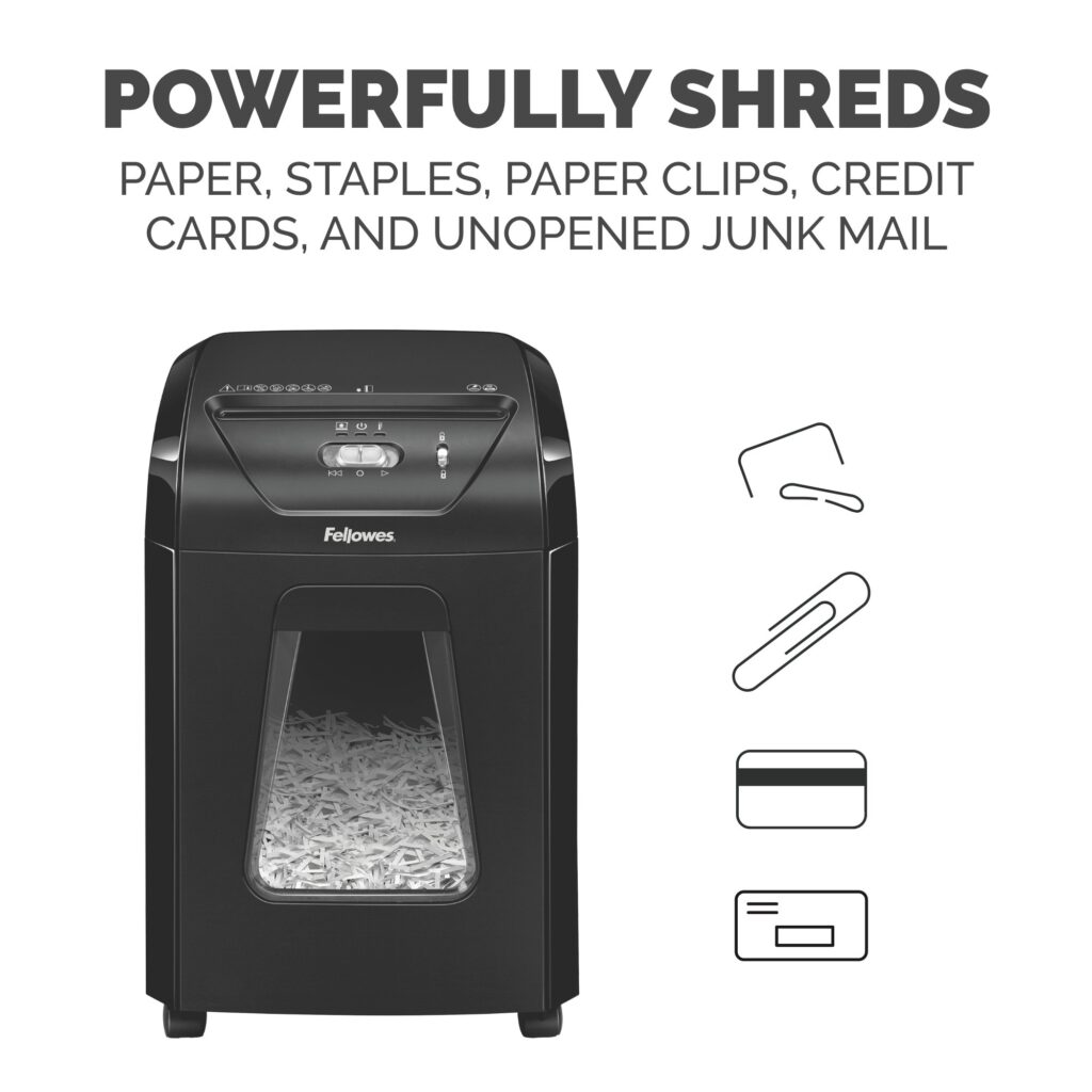 Fellowes-paper-shredder-14C10 PowerfullyShreds