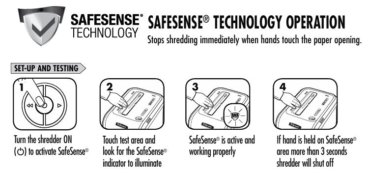 Fellowes-powershred-99ci-safesense-technology-setup-and-testing
