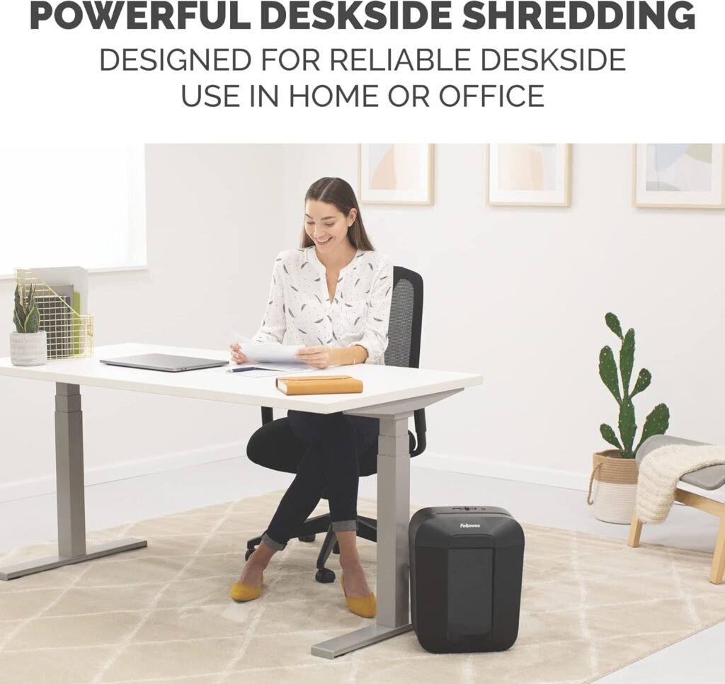 Fellowes-LX41-shredder-design-and-dimensions