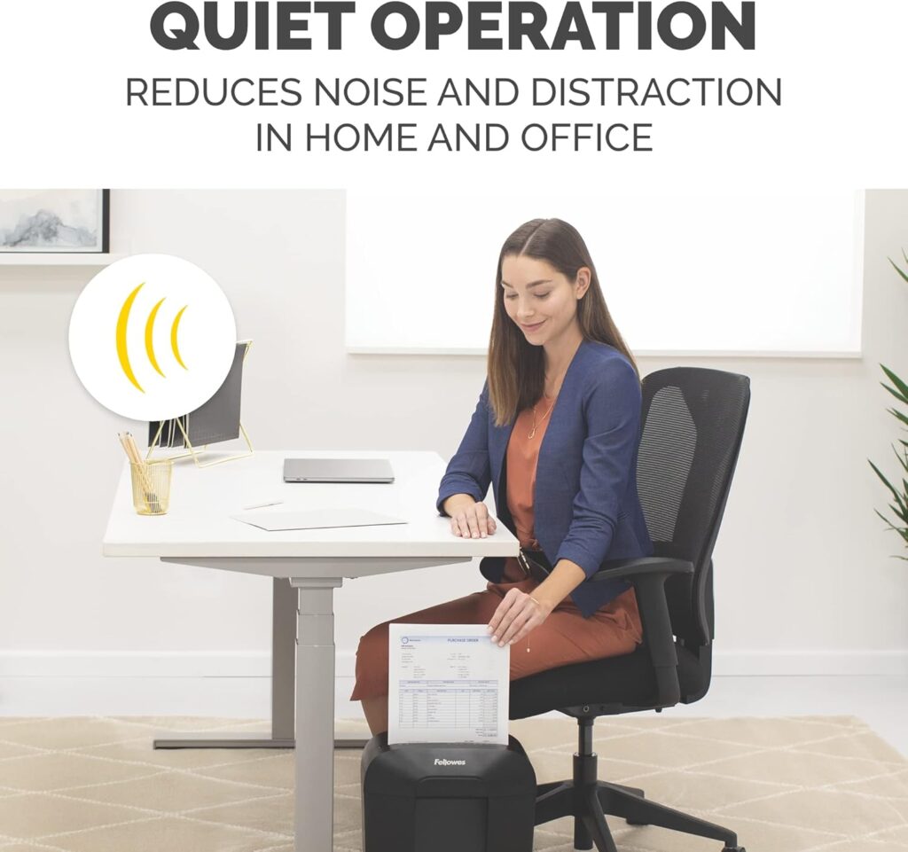 Fellowes-LX41-shredder-quiet-operations