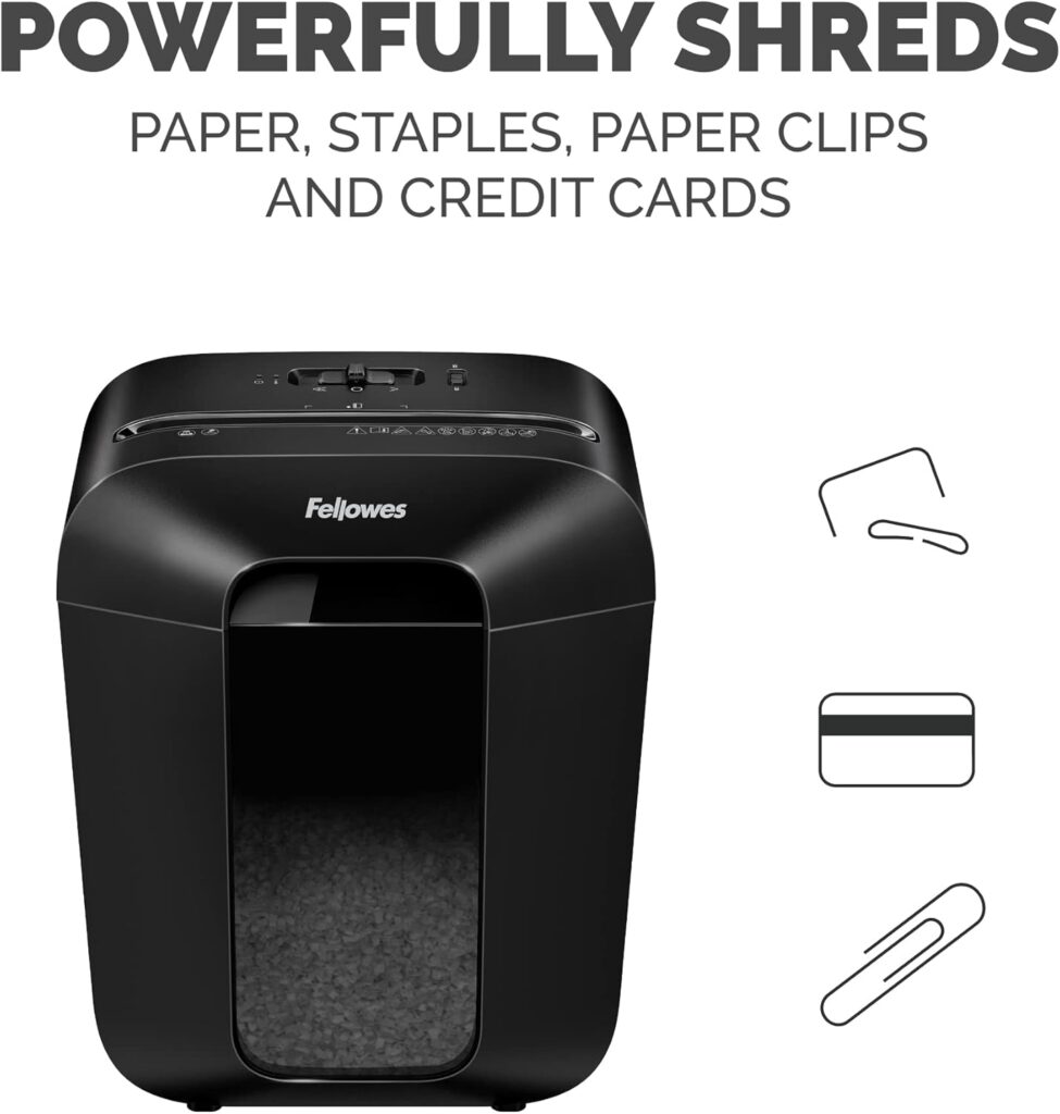 Fellowes-LX41-shredder-suitable-shredding-materials