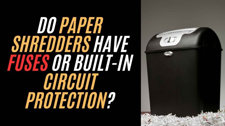 image about Do Paper Shredders Have Fuses or Built-In Circuit Protection