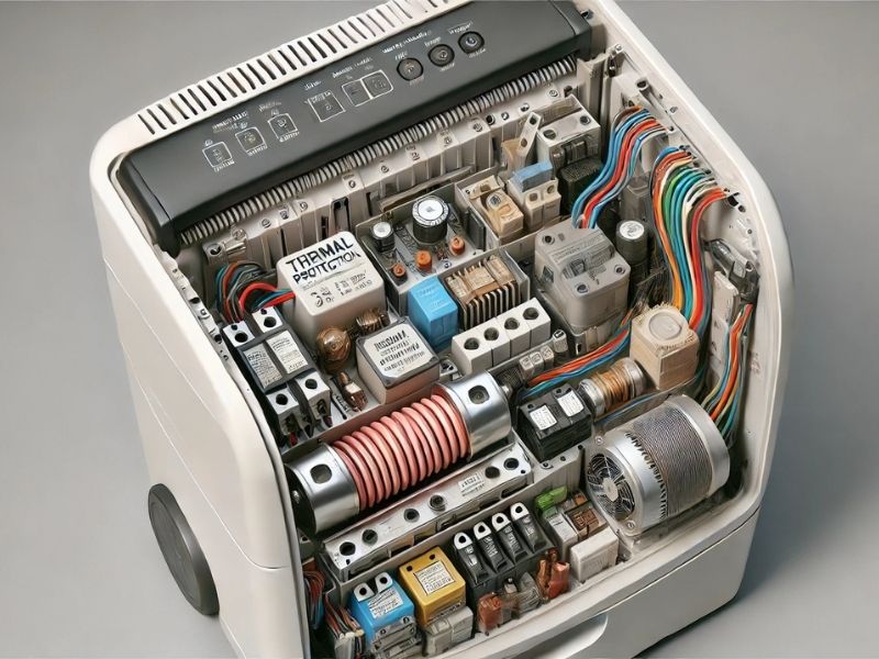 the types of circuit protection found in paper shredders image
